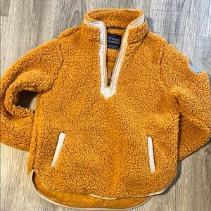 Simply Southern Orange Sherpa Pullover